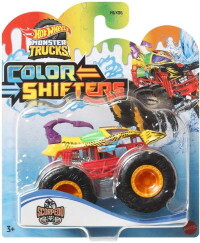 Hot Wheels Monster Trucks Színváltós Autó Scorpedo