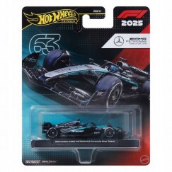 Hot Wheels Prémium F1 Kisautó - AMG Mercedes - Russel (#63)