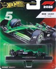 Hot Wheels Prémium F1 Kisautó - Kick Sauber Gabriel Bortoleto (#5) 2025