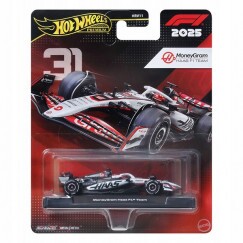 Hot Wheels Prémium F1 Kisautó - Moneygram Haas - Ocon (#31)