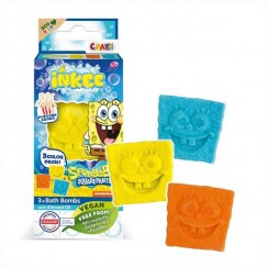 Inkee Vegan Fürdő Forma Spongya Bob Popcorn 3db-os
