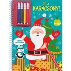 Itt A Karácsony! - Színező Matricákkal