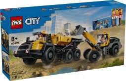 LEGO City 60494 Homlokrakodó és billenőplatós teherautó