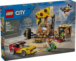 LEGO City 60496 Pizzéria kiszállító járművekkel