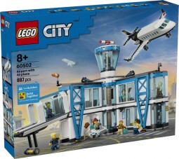 LEGO City 60502 Repülőtér Egy Repülőgéppel