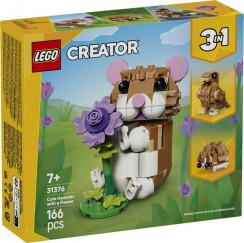 LEGO Creator 31376 Aranyos Hörcsög Egy Virággal
