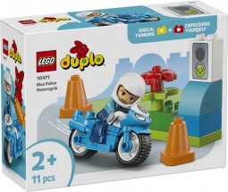 LEGO DUPLO 10471 Kék Rendőrségi Motorkerékpár