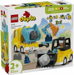 LEGO DUPLO 10475 3 az 1-ben Építési Munkagépek