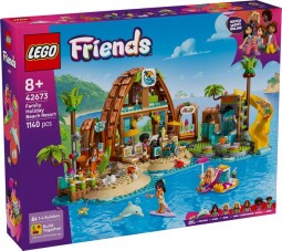 LEGO Friends 42673 Családi Vakáció A Tengerparti Nyaralóban