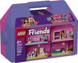 LEGO Friends 42697 Kreatív, bőröndalakú babaház