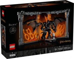 LEGO Icons 10367 Könyvkuckó: A Gyűrűk Ura: Balrog