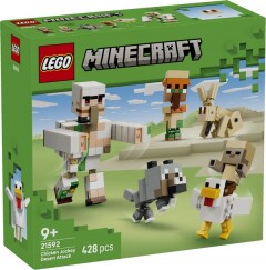 LEGO Minecraft 21592 Csirkezsoké, támadás a sivatagban