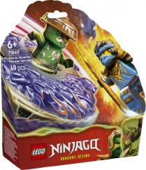 LEGO Ninjago 71849 Nya Egy Mutáns Szörny Pörgettyűje Ellen