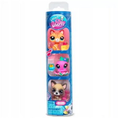 Littlest Pet Shop 3-as Henger Mix - Cica, Polip, Kutya (4. széria)