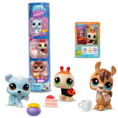 Littlest Pet Shop 3-as Henger Mix - Katica, Láma, Jegesmedve (4. széria)