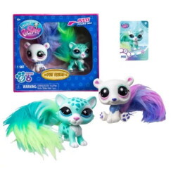Littlest Pet Shop Dupla Csomag - Jegesmedve és Hópárduc (6. széria)