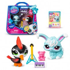 Littlest Pet Shop Dupla Csomag - Nyuszi #412 És Harkály #411  (5.széria)