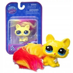 Littlest Pet Shop Figura 1 db - Cica Sárga #488 (6. széria)