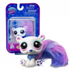 Littlest Pet Shop Figura 1 db - Jegesmedve #491 (6. széria)