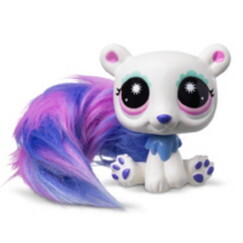 Littlest Pet Shop Figura 1 db - Jegesmedve #491 (6. széria)