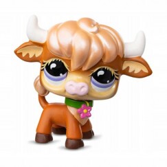 Littlest Pet Shop Figura -  Bika #462 (5.széria)