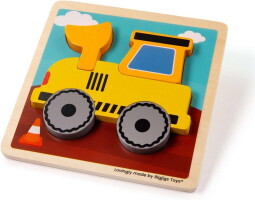 Magasított Puzzle Fából - Munkagép