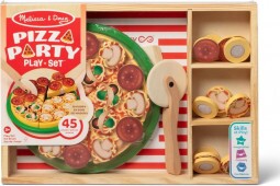 Melissa & Doug Pizza Party Játékszett Fából