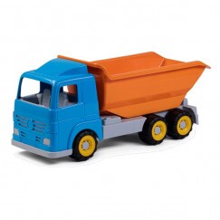 Műanyag Dömper 49 cm, Puha Kerekekkel