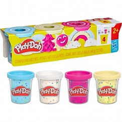 Play-Doh 4 db-os Gyurmaszett Napocskás