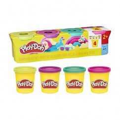 Play-Doh Klasszikus Színek 4 db-os Gyurmaszett - Élénk