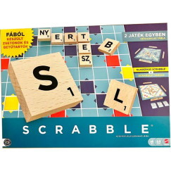 Scrabble Original És Társas (2 játék 1-ben) Fából