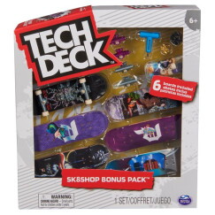 Tech Deck Ujj Gördeszka 6 db-os szett Bonus Pack - Primitive