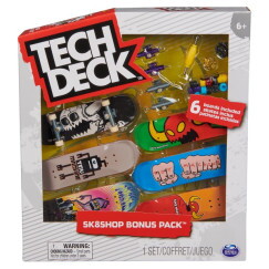 Tech Deck Ujj Gördeszka 6 db-os szett Bonus Pack - Toymachine