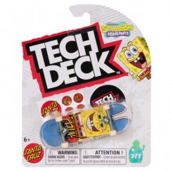 Tech Deck Ujj Gördeszka Mintás - Santa Cruz SpongyaBob