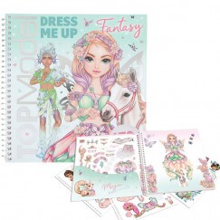 Topmodel Dress Me Up Fantasy Matricás Tervező Füzet