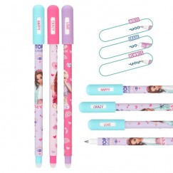 Topmodel Radírozható Zseléstoll Lányos, többféle