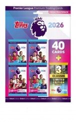 Topps Premier League Mega Multipack Focis Kártya 2026.