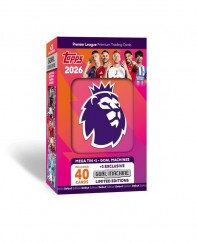 Topps Premier League Nagy Fémdoboz Focis Kártya 2026.