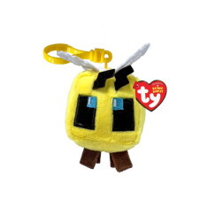 TY Beanie Babies Minecraft Méhecske Plüss Clip 12 cm