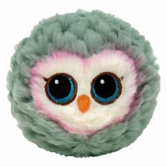 TY Beanie Bouncers Pattogó Plüss Gombóc Feathers Szürke Bagoly