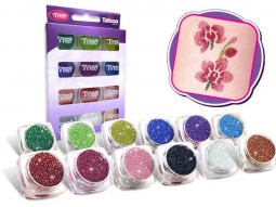 Tytoo Csillámpor Szett 12x2,5 ml Alap Színek (Basic Colours)