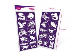 Tytoo Power Pack Fiús Csillámtetoválás Sablon Szett